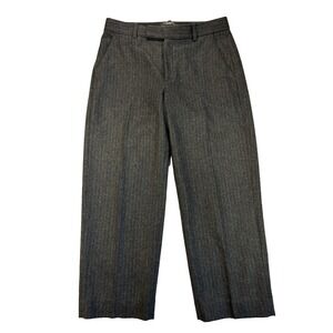 Banana Republic Women's 10 Wool Blend Wide Leg Lined Dress Pants Preppy Career